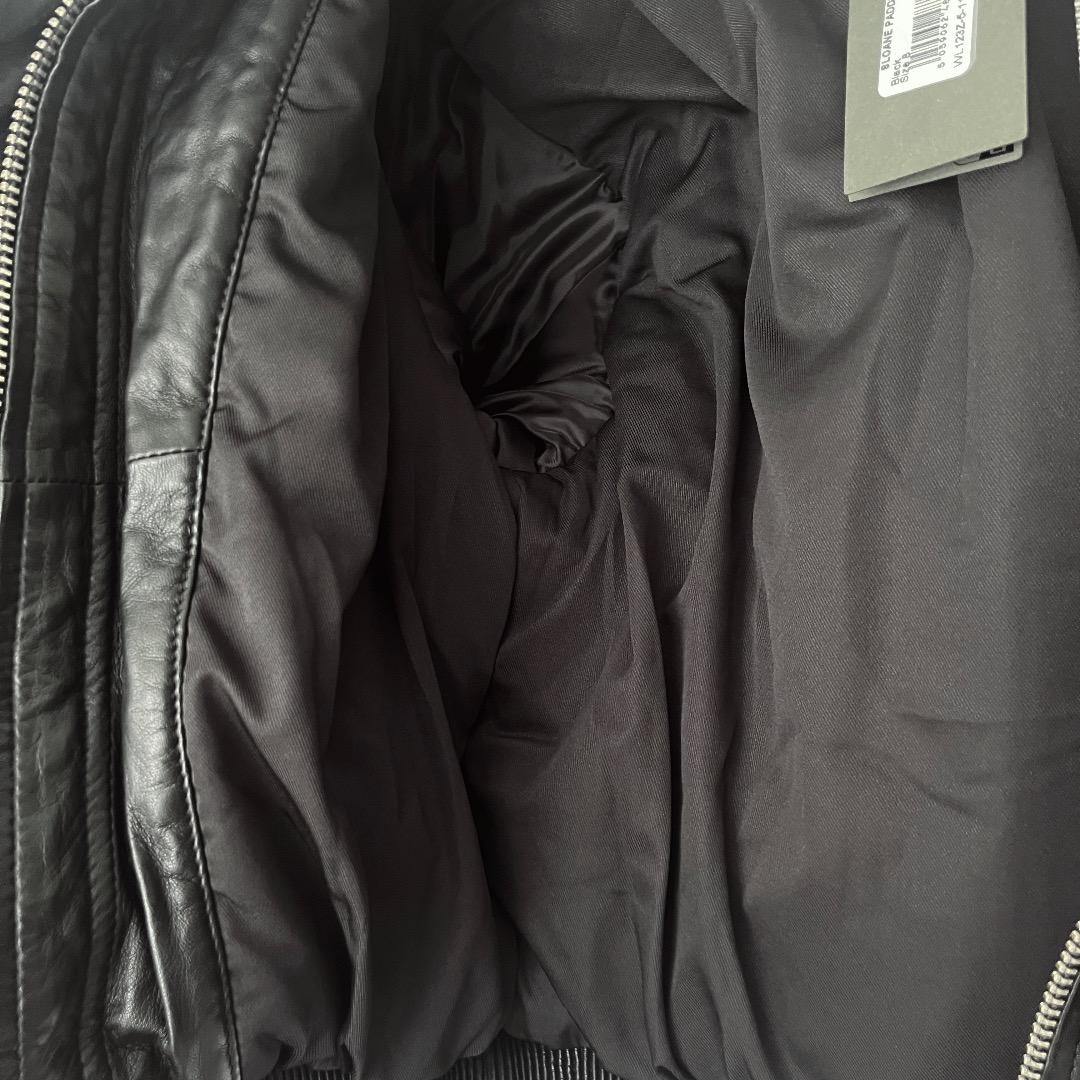 未使用 ALLSAINTS SLOANE シープレザー ジャケット サイズ8