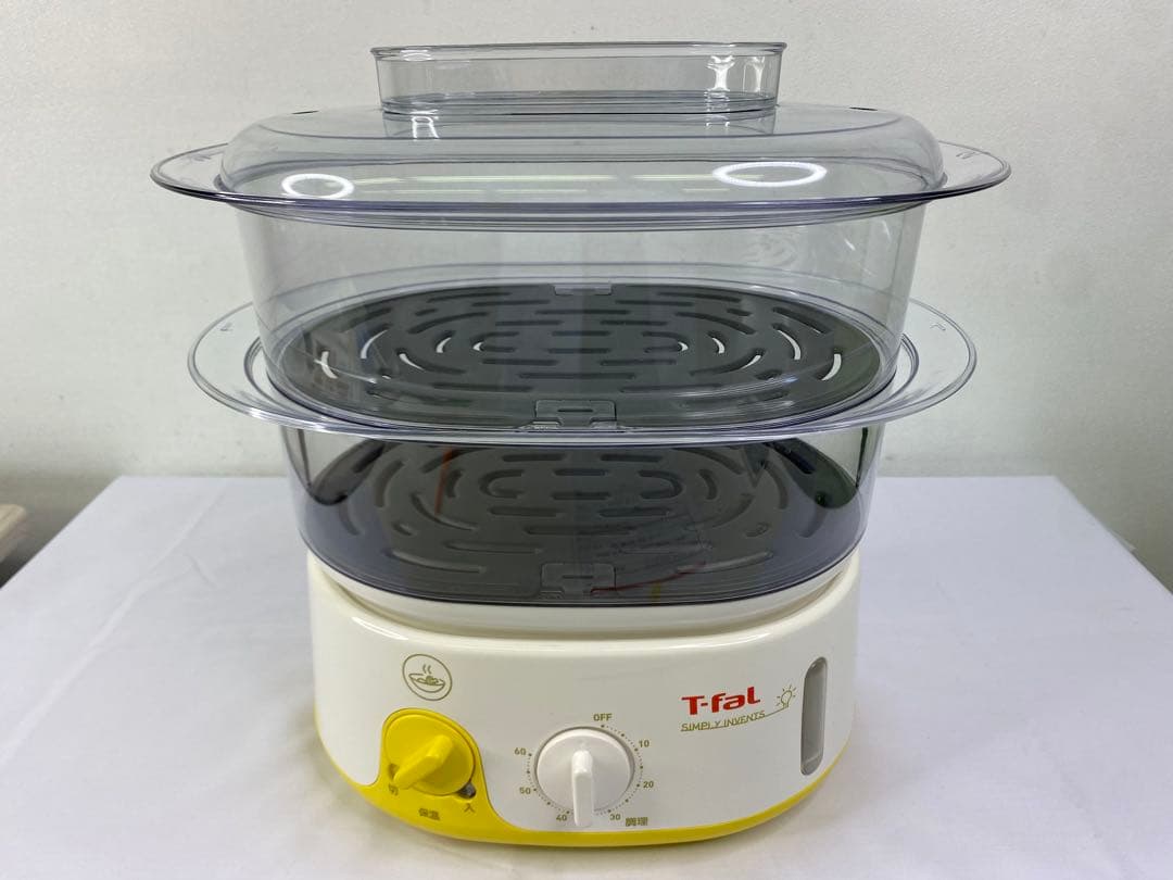 T-fal 電気蒸し器 シンプリースマート タイマー 保温機能付き