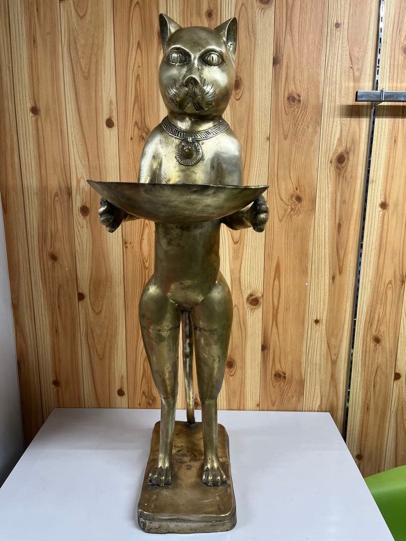 ネコ　ブロンズ