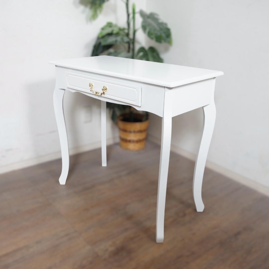 送料無料【新品】アンティーク調　ドレッサーテーブル