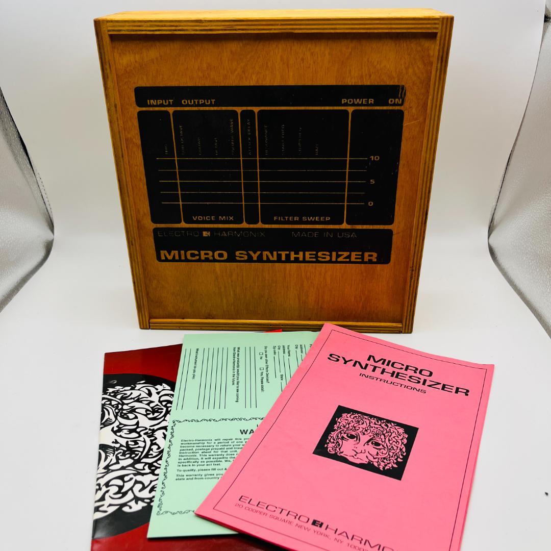 Electro Harmonix Mycro Synthesizer 木箱付き