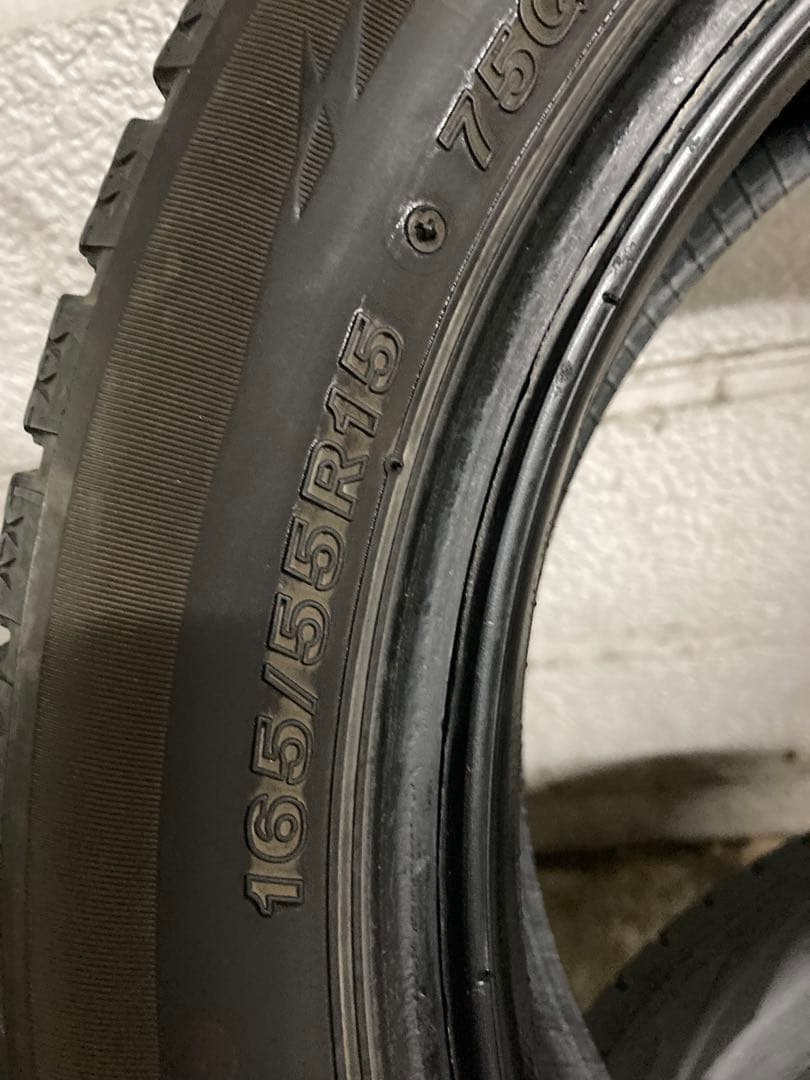 yuchan スタッドレスタイヤ 165/55R15 VRX2 2本①