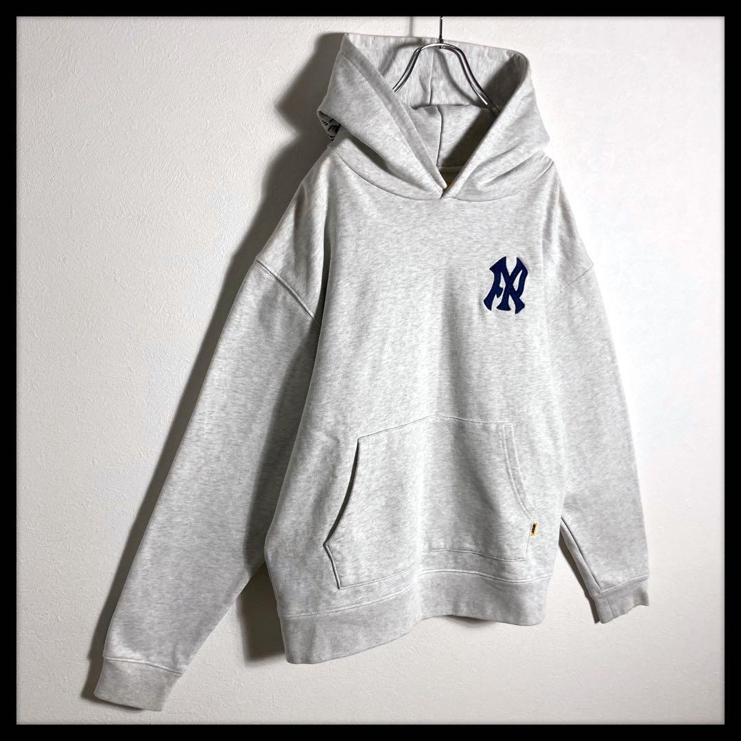 【激レア】FR2★ビッグ刺繍 パーカー NY フード刺繍 ニューヨーク L 美品