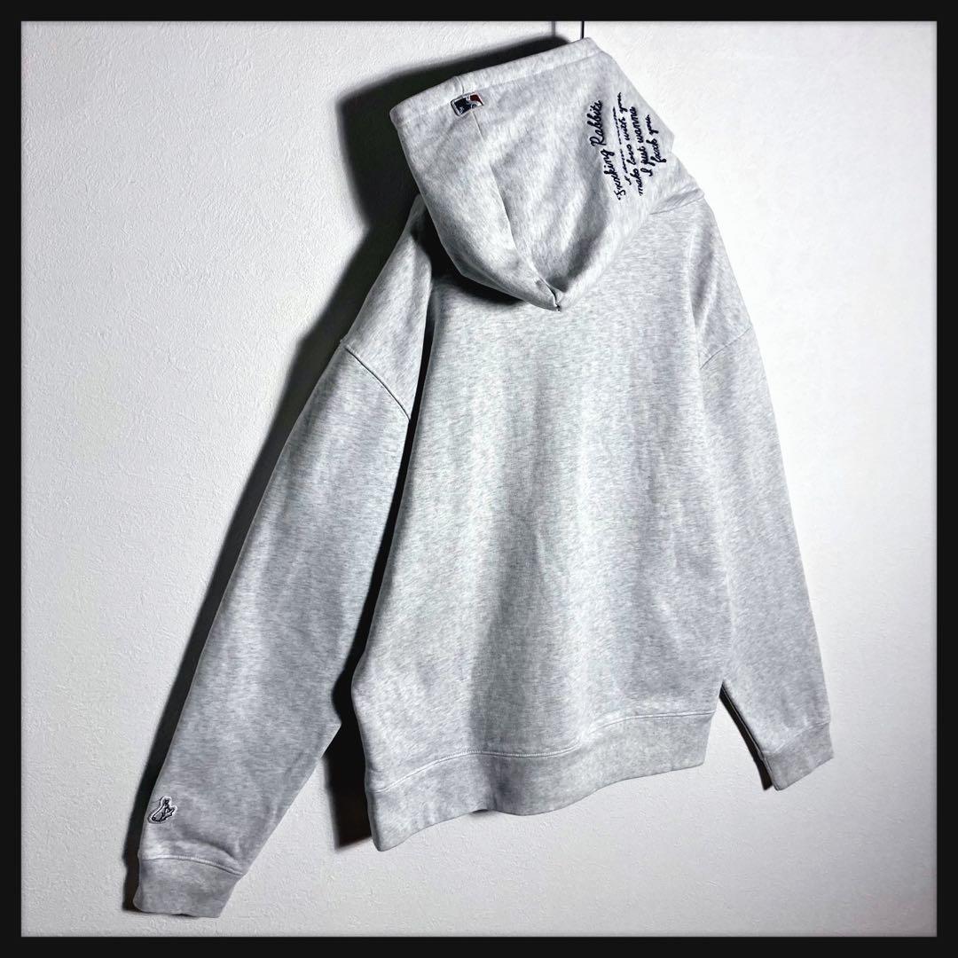 【激レア】FR2★ビッグ刺繍 パーカー NY フード刺繍 ニューヨーク L 美品