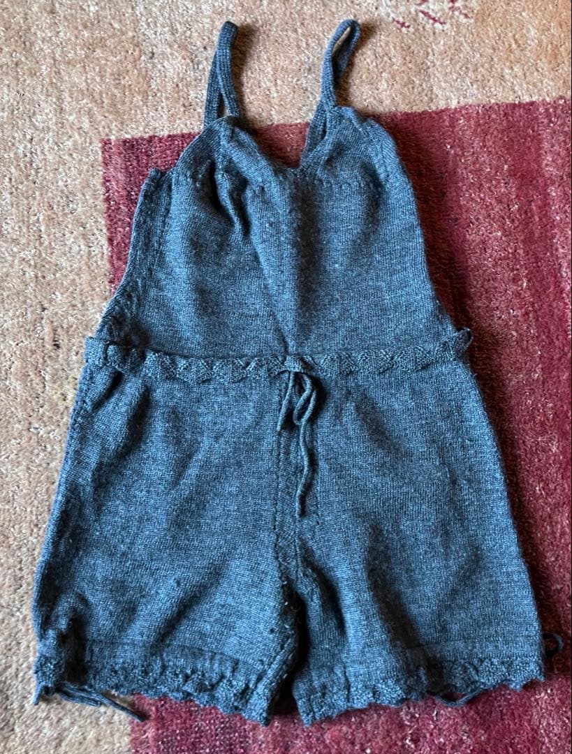 tao COMMEdesGARCONS ウールサロペット グレー S