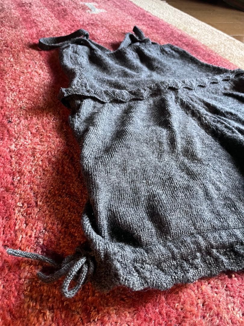 tao COMMEdesGARCONS ウールサロペット グレー S