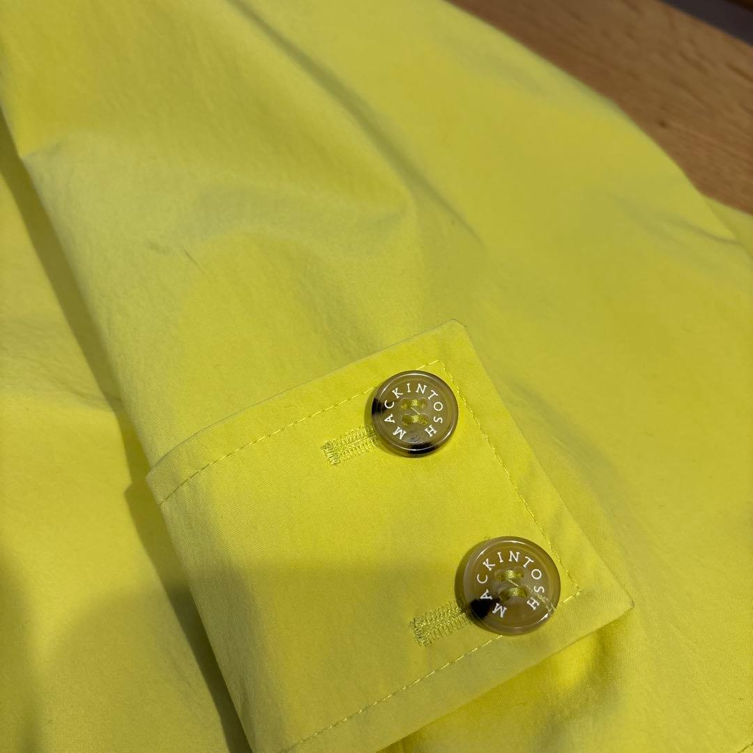美品Macintosh イエロー　スプリングコート