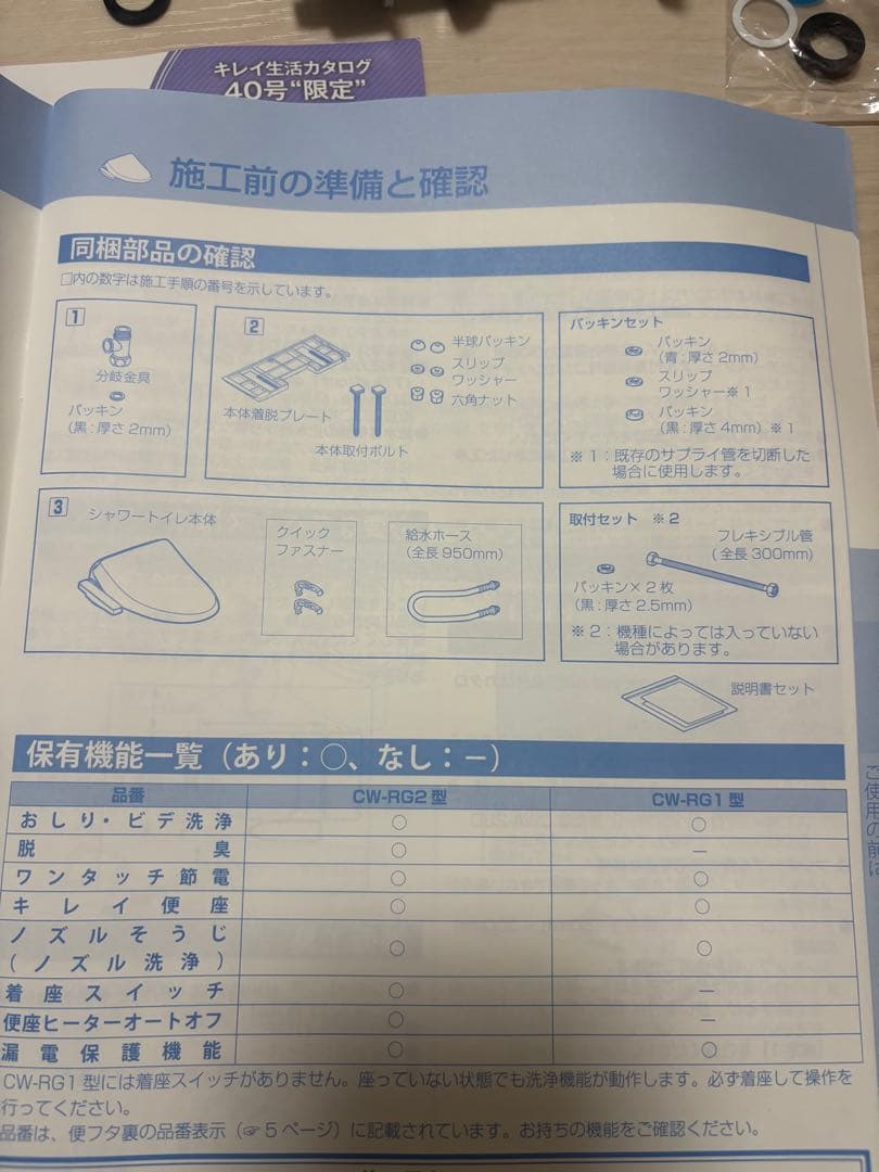 INAX シャワートイレ ウォシュレット 便座 2024年製　CW-RG10