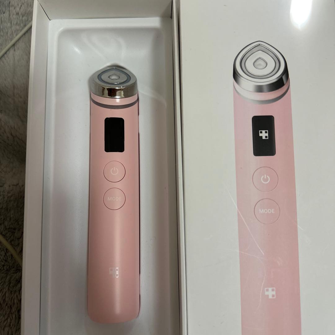 ピンク 美顔器 充電式 モード切替
