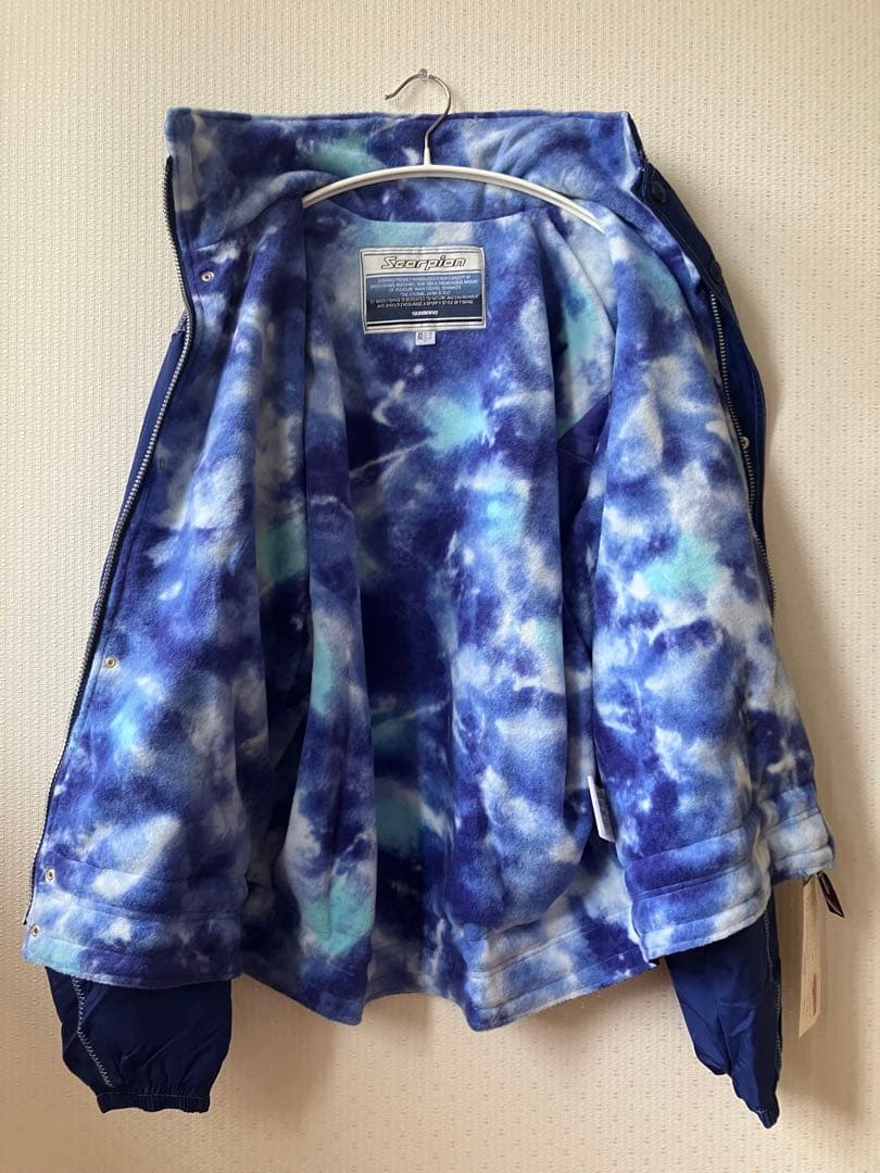 【未着用タグ有】シマノ スコーピオン フリースブルゾン バス釣り/レトロ/昭和