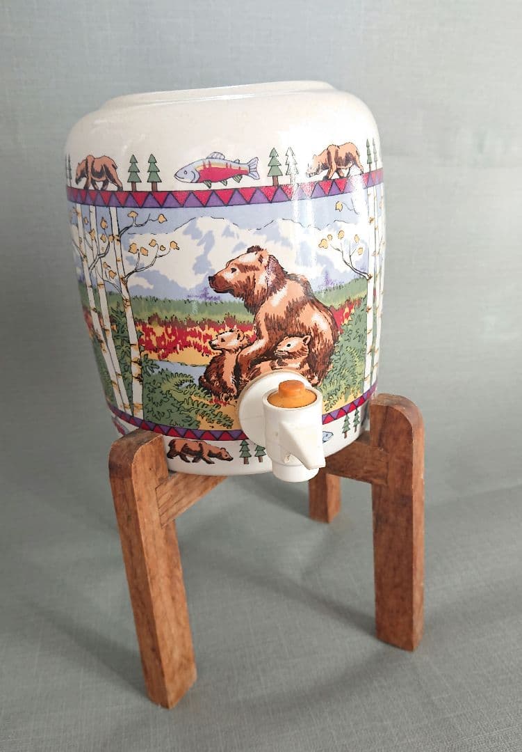 アンティーク ウォーターサーバー 陶器 花器 ブロカント 古道具 おしゃれ