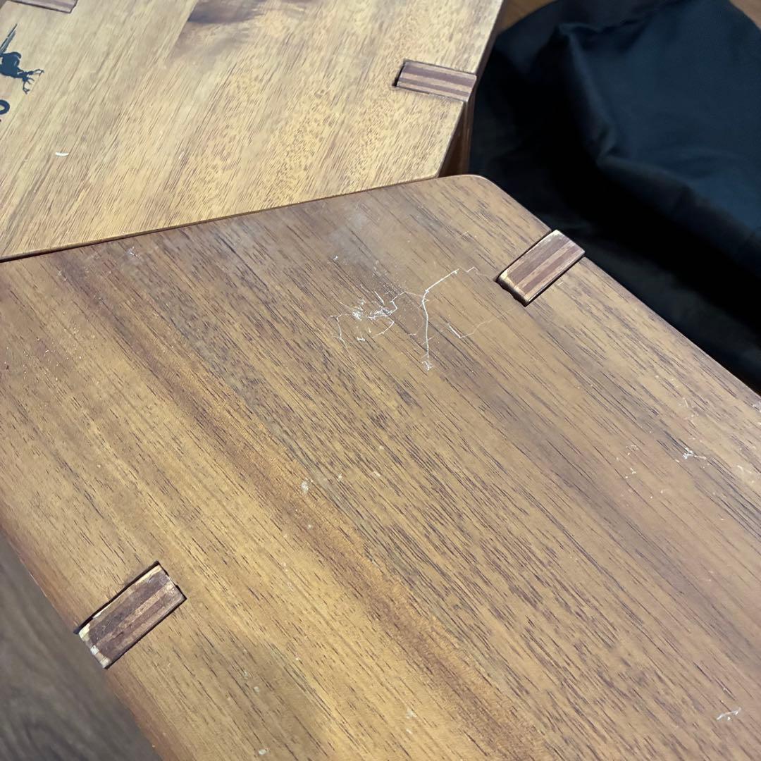 CAPTAIN STAG ヘキサゴンテーブル 収納バッグ付き