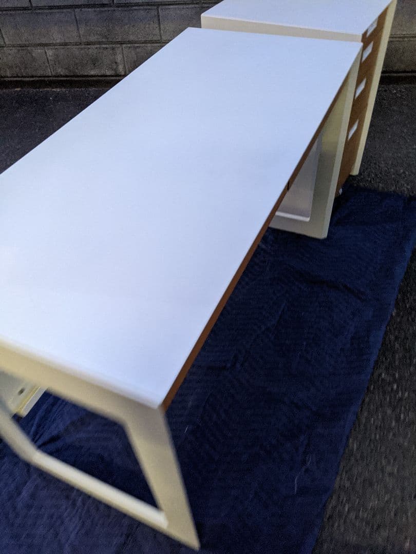 コイズミ　学習机　パソコン机　引き出し付き