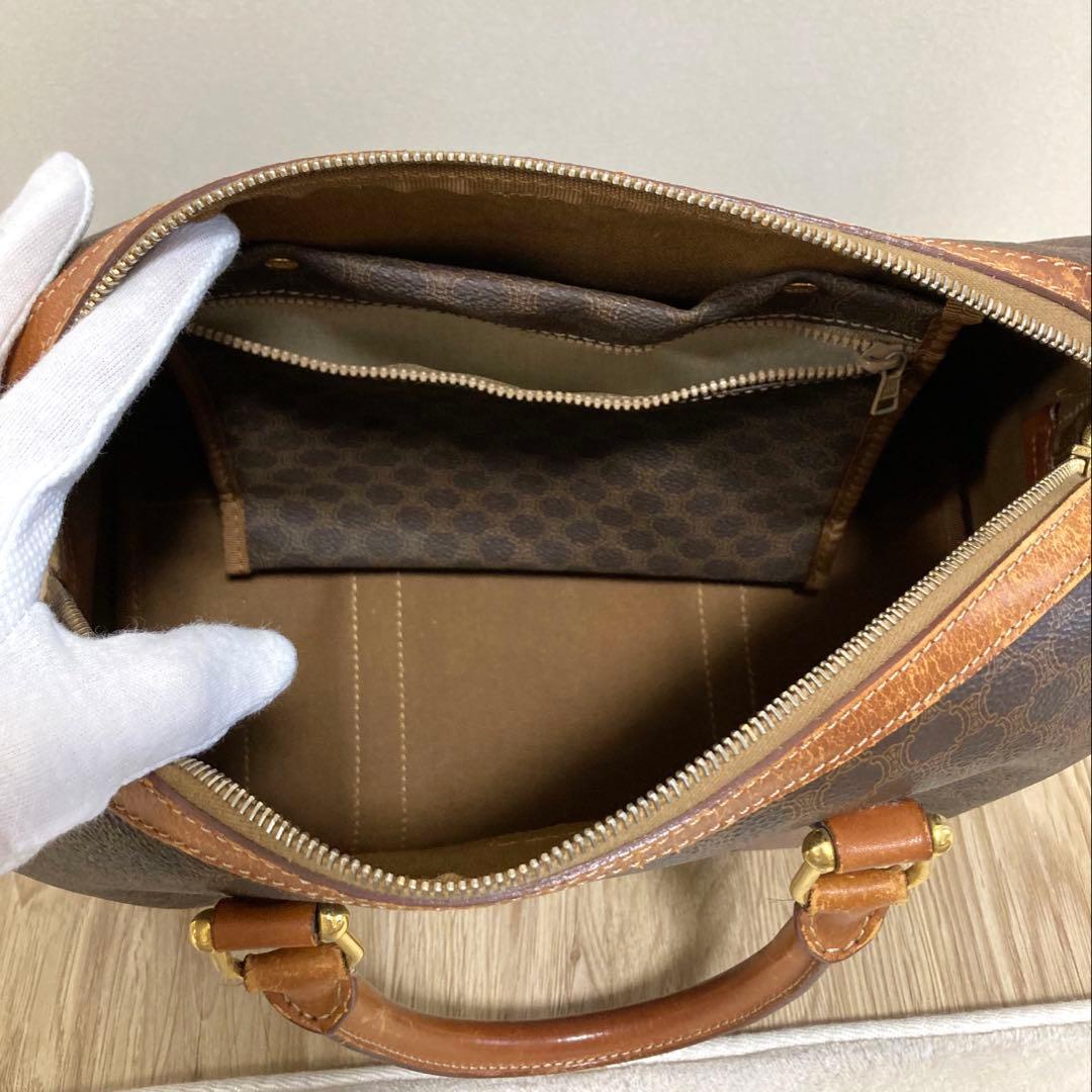 セリーヌ CELINE ボストンバッグ マカダム柄