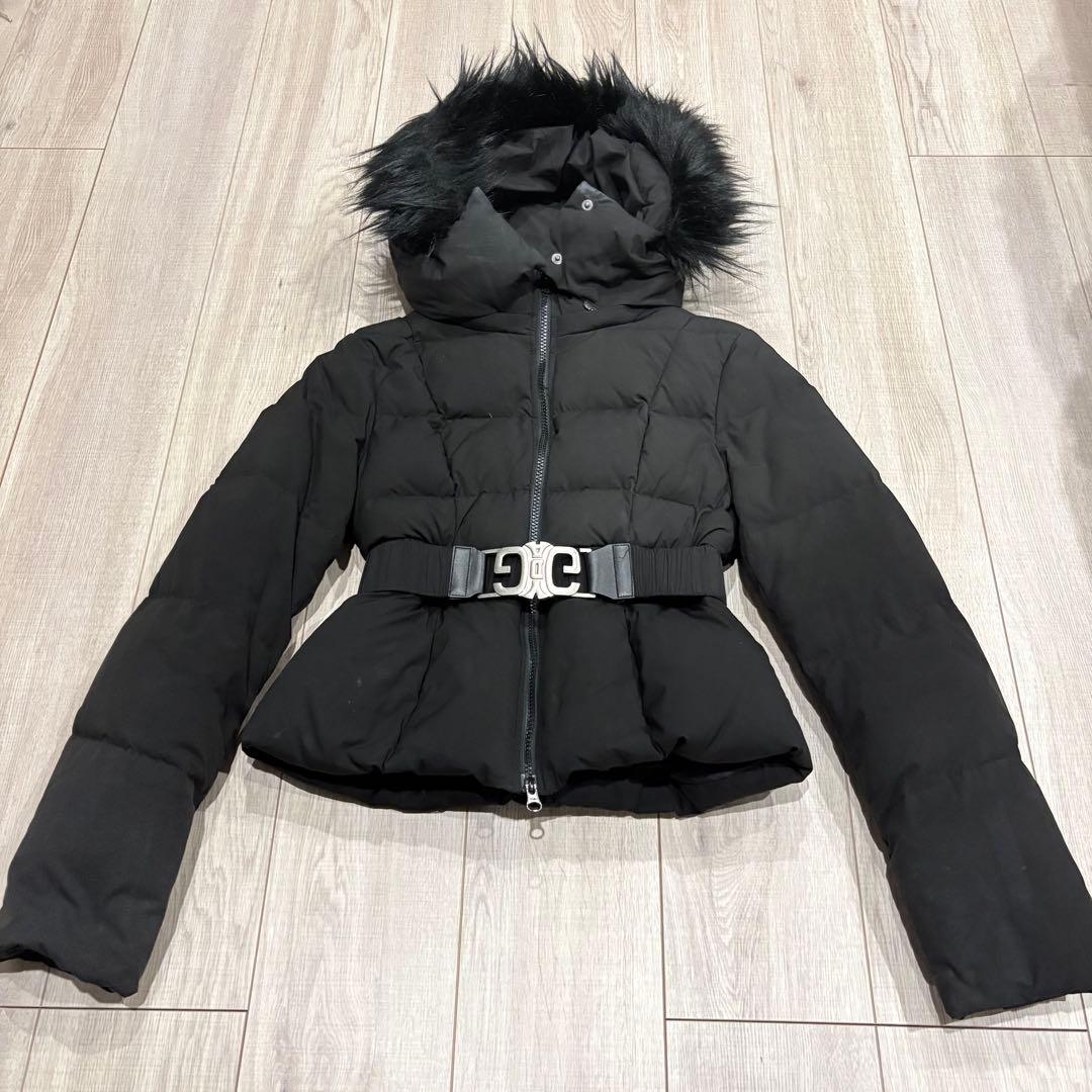 麻*様 GYDAベルト付きショートダウンコート