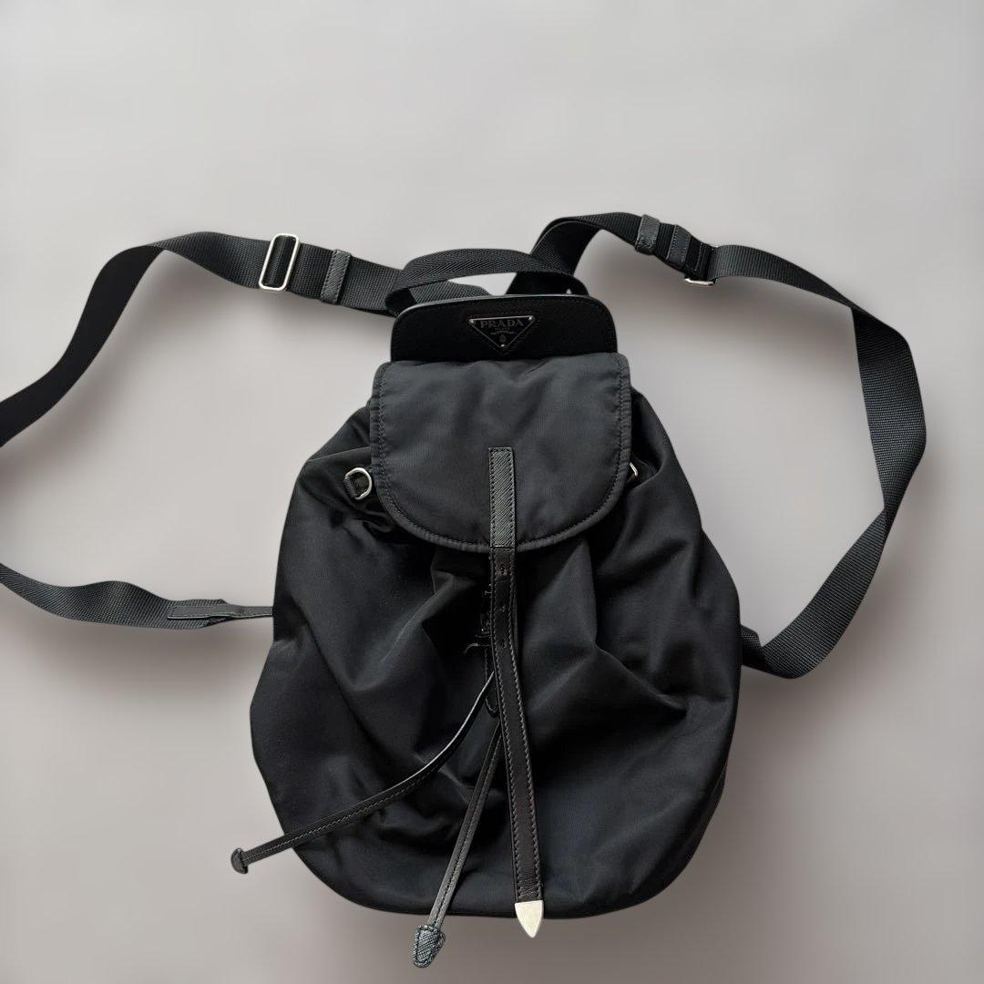 PRADA ブラック ナイロン リュック