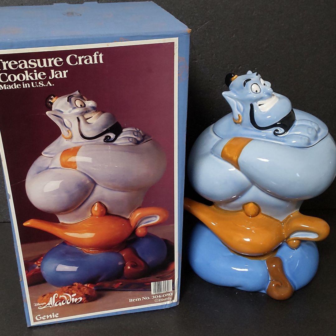 アラジン ジーニー クッキージャー　陶磁器　USディズニー