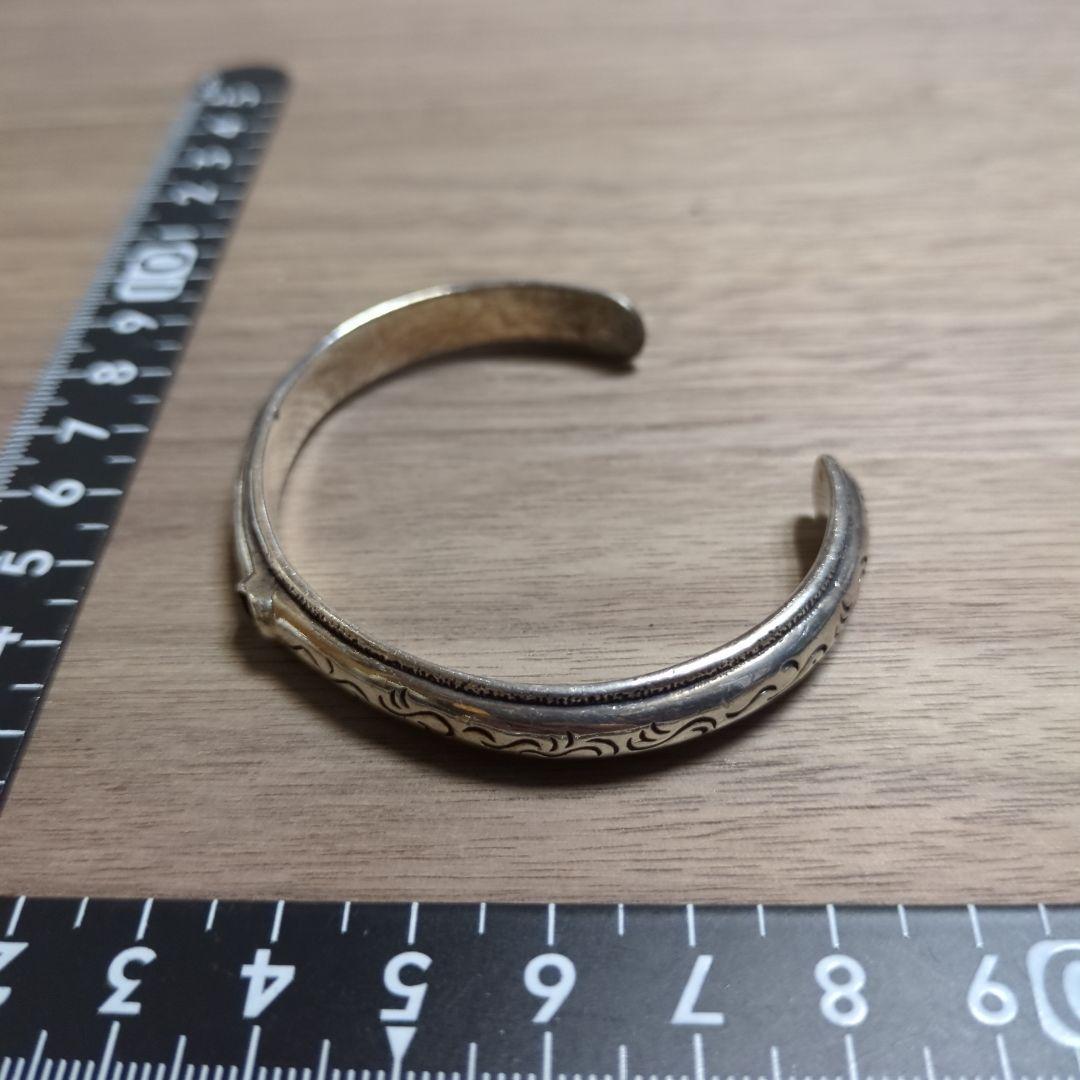 シルバー925 アラベスクデザイン シルバーバングル