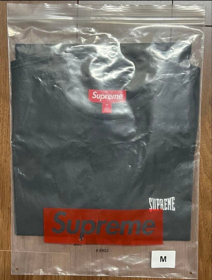 トップス Supreme Warm Up Washed S/S Top \"Black\" M