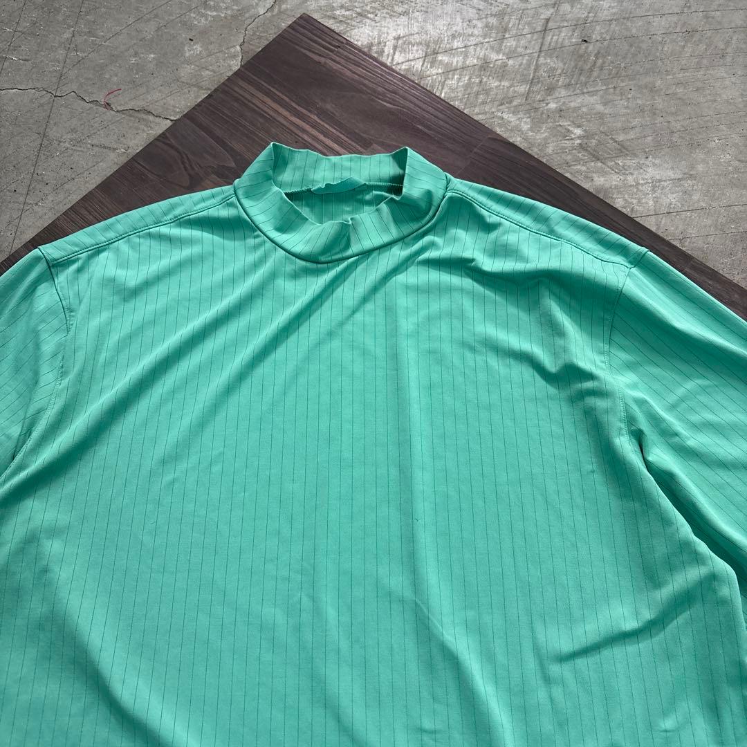 8SM1 NIKE GOLF ゲームシャツ　グリーン　L スポーツ　古着