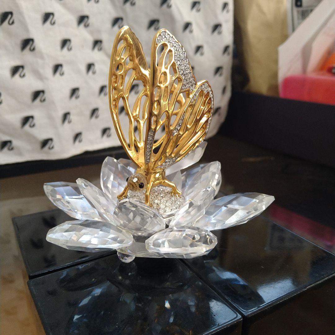 Swarovski スワロフスキー バタフライ 蝶 置物 クリスタル