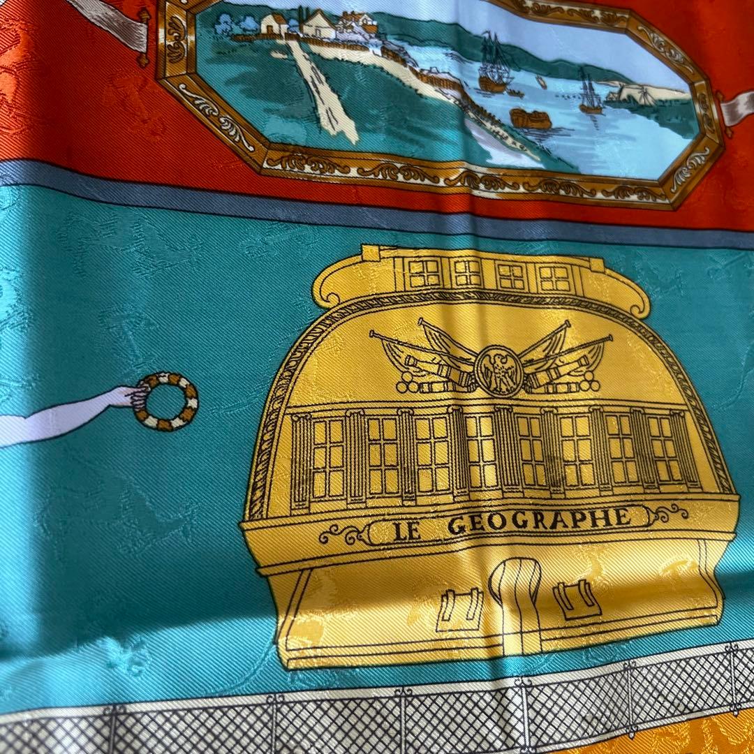 極美品 HERMES エルメス カレ90 シルク スカーフ オーストラリア