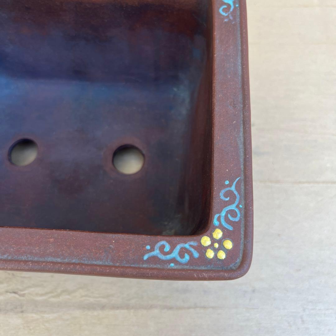 落鑑有り　植木鉢