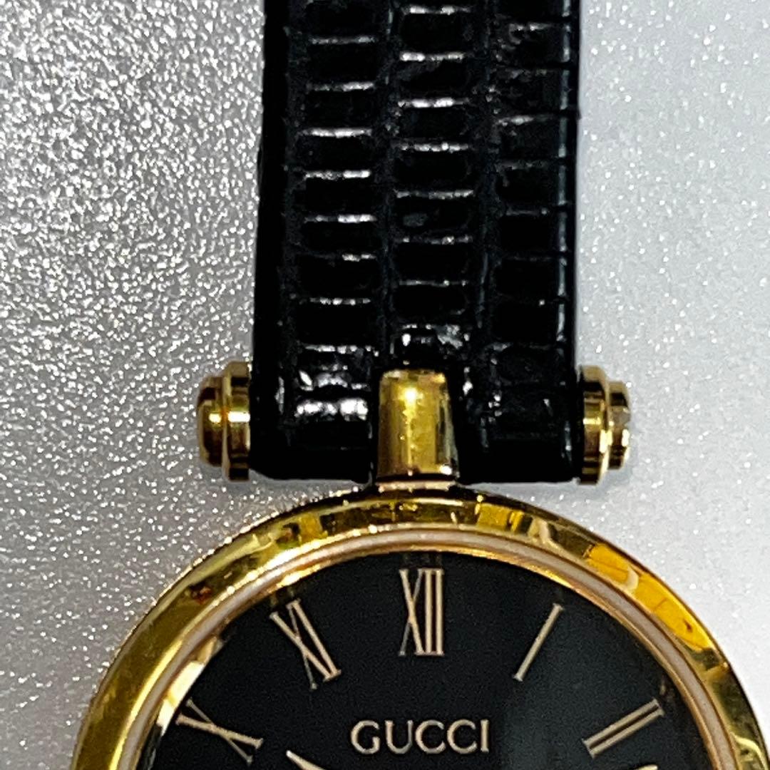 サナさん専用GUCCI グッチ腕時計 シェリーライン ブラック×ゴールド稼働品