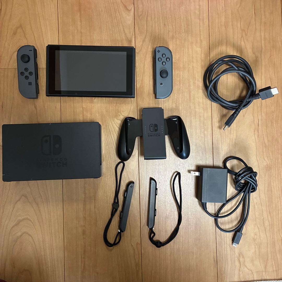 箱あり 初期化済み Nintendo Switch HAC-001 本体 グレー