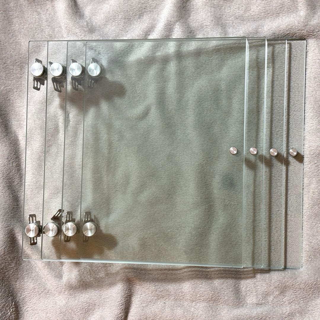 IKEA TRABY トレービー 専用インサート　ガラス扉　4枚セット
