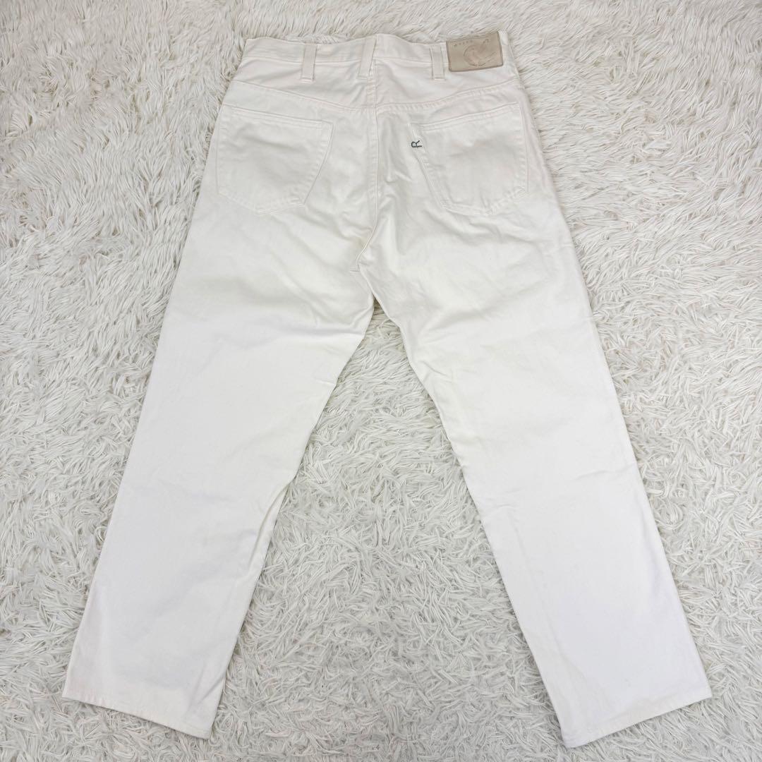 現行 45R ライ麦デニムのクロスビー5 ホワイト デニム ジーンズ 29