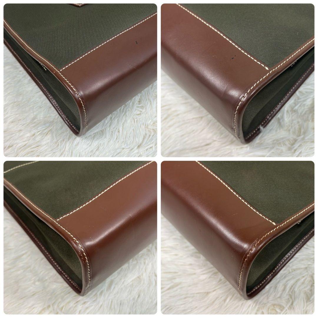 美品✨ハンティングワールド サファリトゥデイ 2室 トートバッグ A4可 カーキ