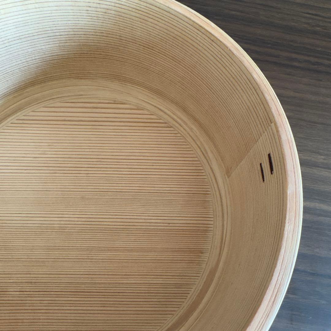 秋田杉を使用した大館曲げわっぱのおひつ　used
