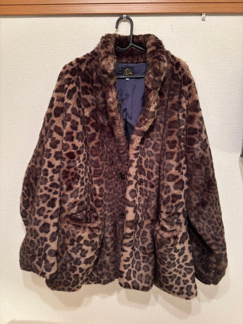 今だけ！21AW S.C.Car Coat-Faux Furレオパード