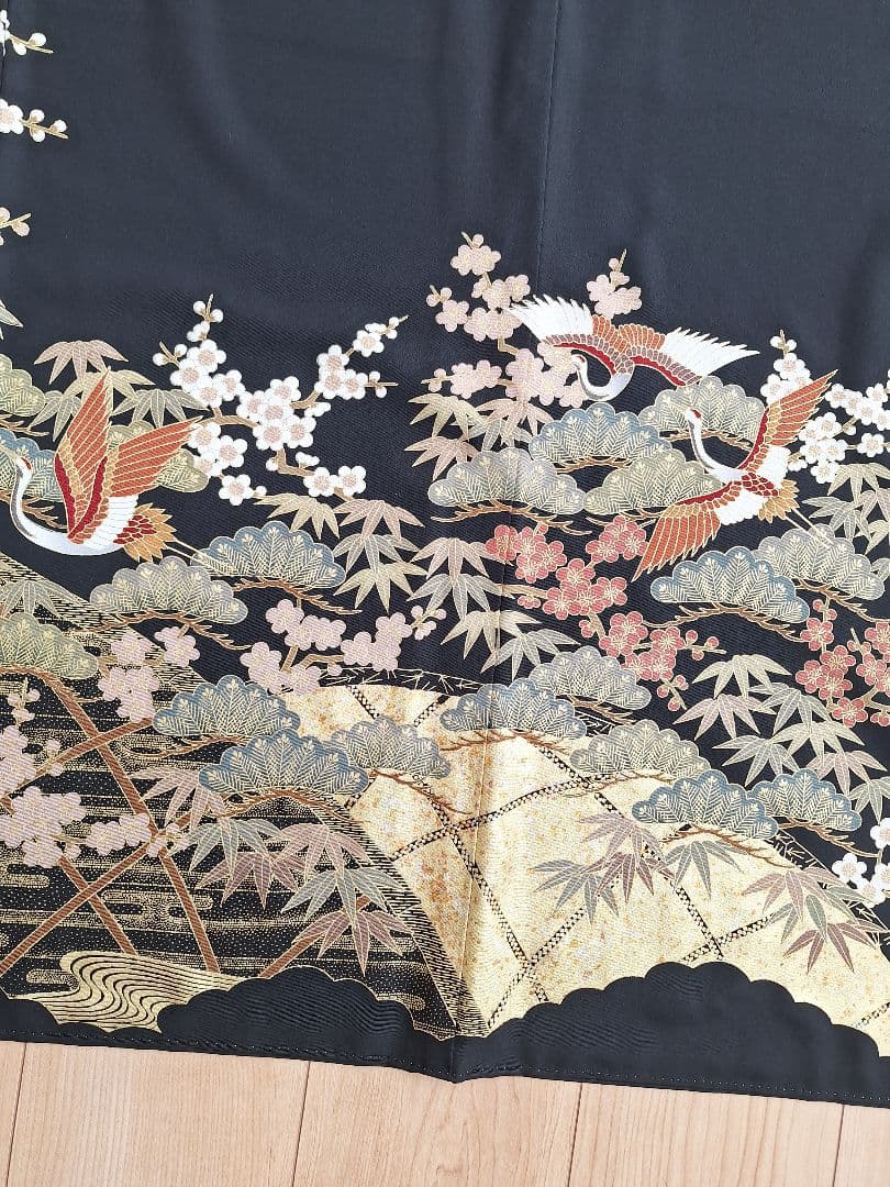 着物リメイクワンピース3708