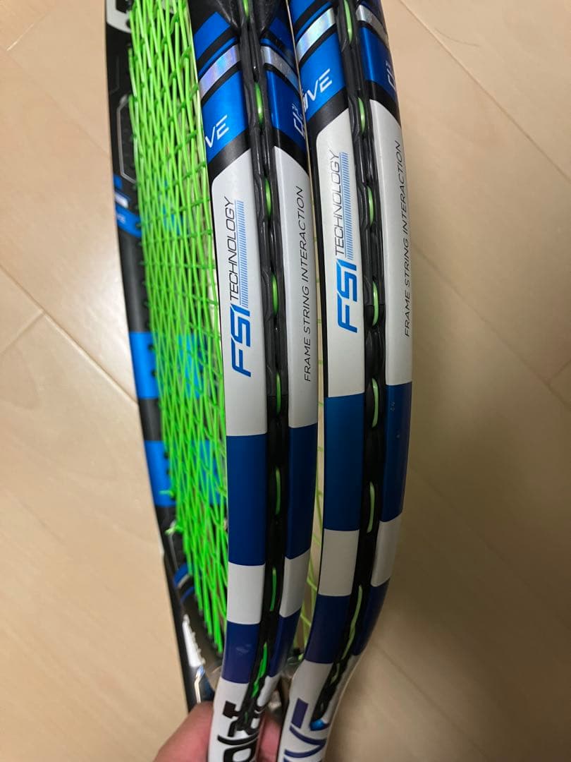 美品Babolat Pure Drive 2015 テニスラケット 2本セット