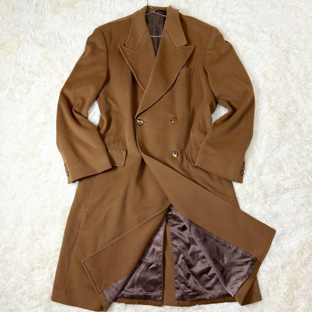 極美品✨ポールスミス　コレクション　ダブルブレスト　チェスターコート　キャメル