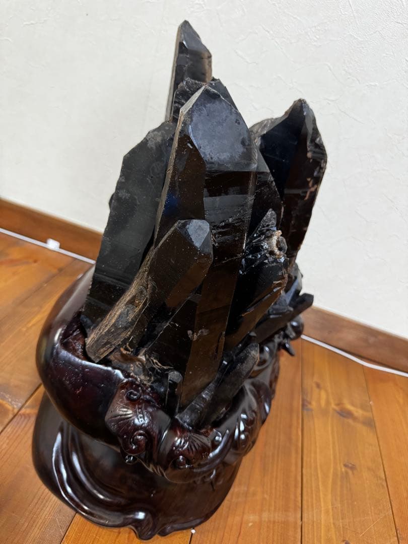 【極上品】総重量約27キロ　超特大　モリオン原石　最強魔除け　パワーストーン