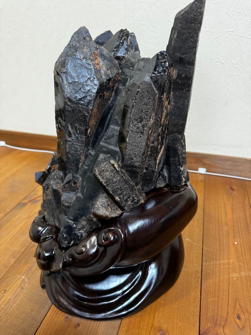 【極上品】総重量約27キロ　超特大　モリオン原石　最強魔除け　パワーストーン