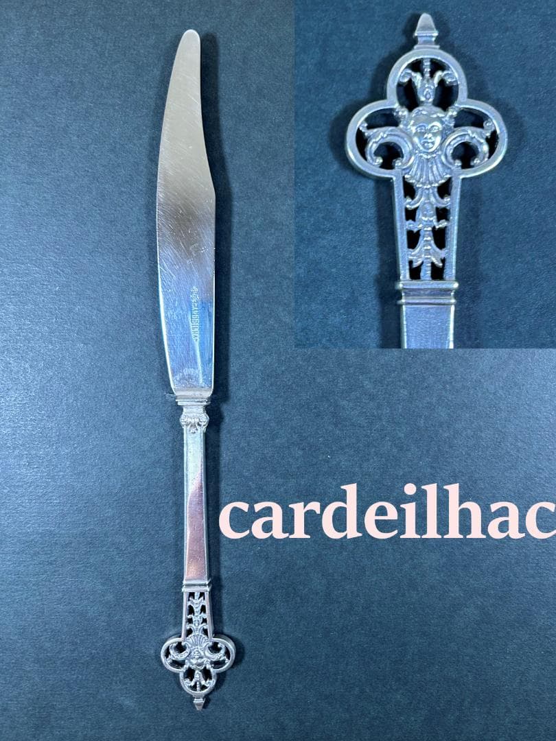 カルディヤック ルネッサンス ナイフ 1本 純銀 シルバー 950 カトラリー②