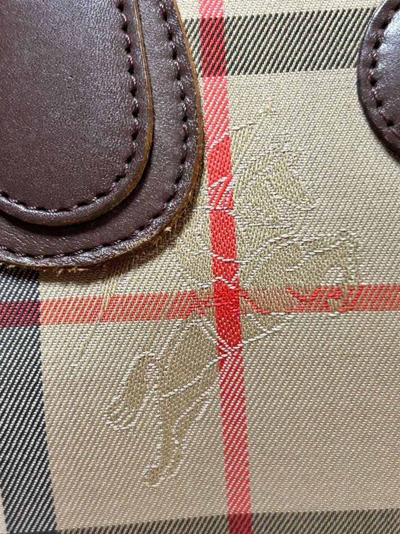 BURBERRY ★バーバリーヴィンテージボ ストンバッグ ノバチェック