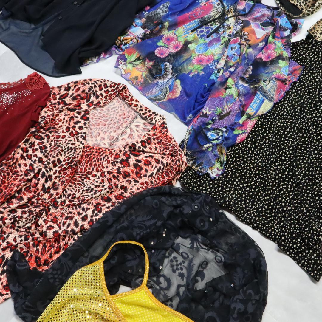 美品 社交ダンス 衣装 レッスン着 30着 まとめ売り ブラウス トップス