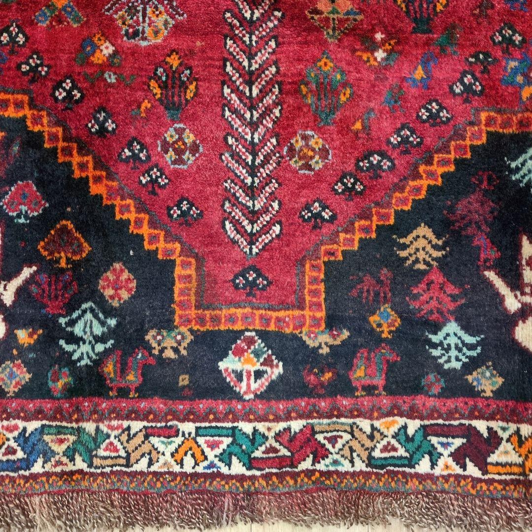 ペルシャ絨毯　シ－ラーズ産 225x145 クリーニング済 shiraz