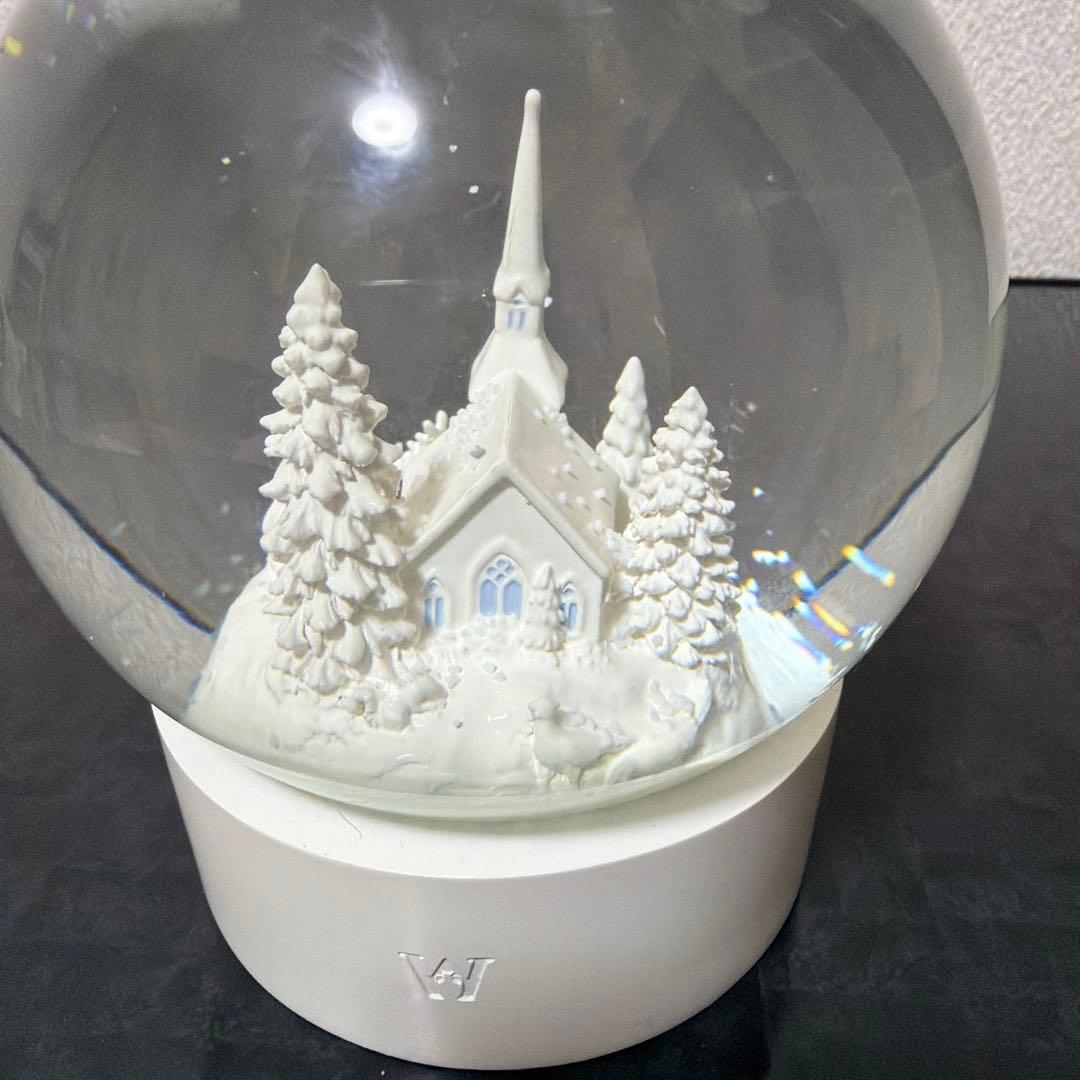  ウェッジウッド スノードーム クリスマス 箱 取説 インテリア