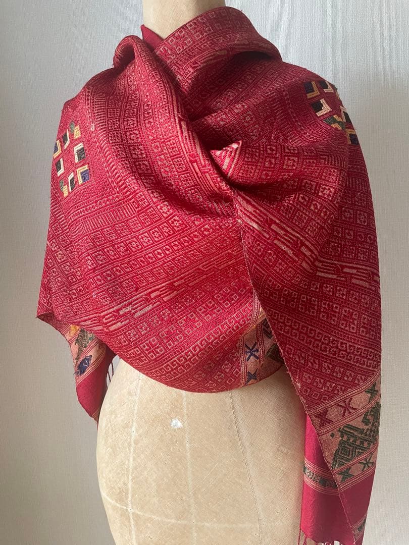 アンティークタイシルク　手織