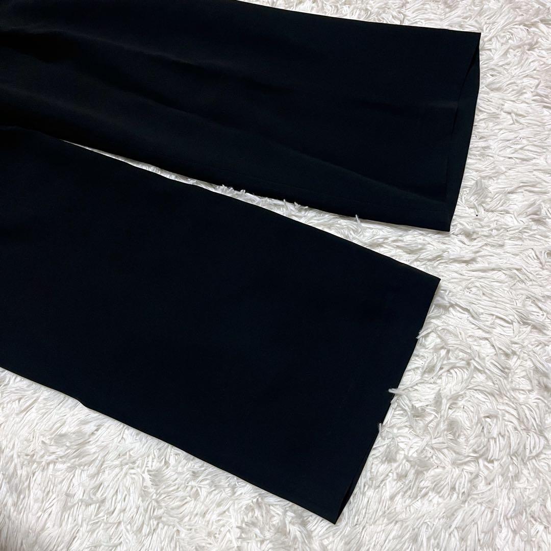 【大きいサイズ】23区 パンツスーツ セットアップ ブラック 50 シングル 黒