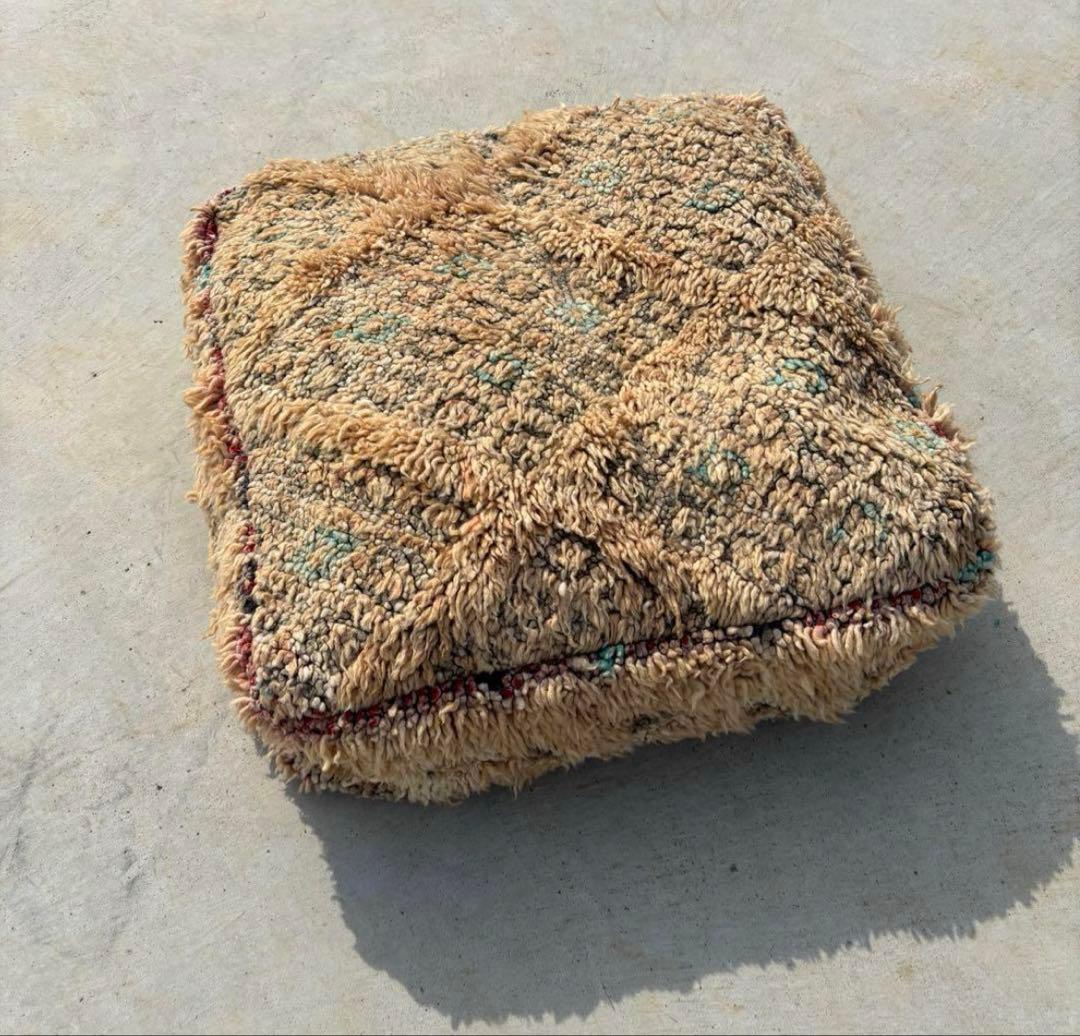 希少品　プフ　ビンテージ　モロッコ　クッション