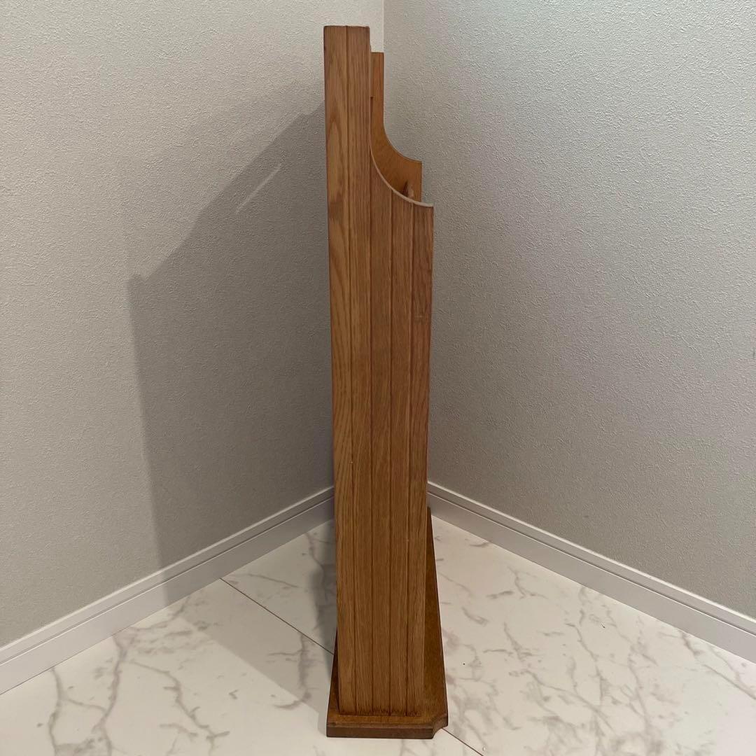 オールドカリモク　スリッパラック　マガジンラック　昭和レトロ　ヴィンテージ