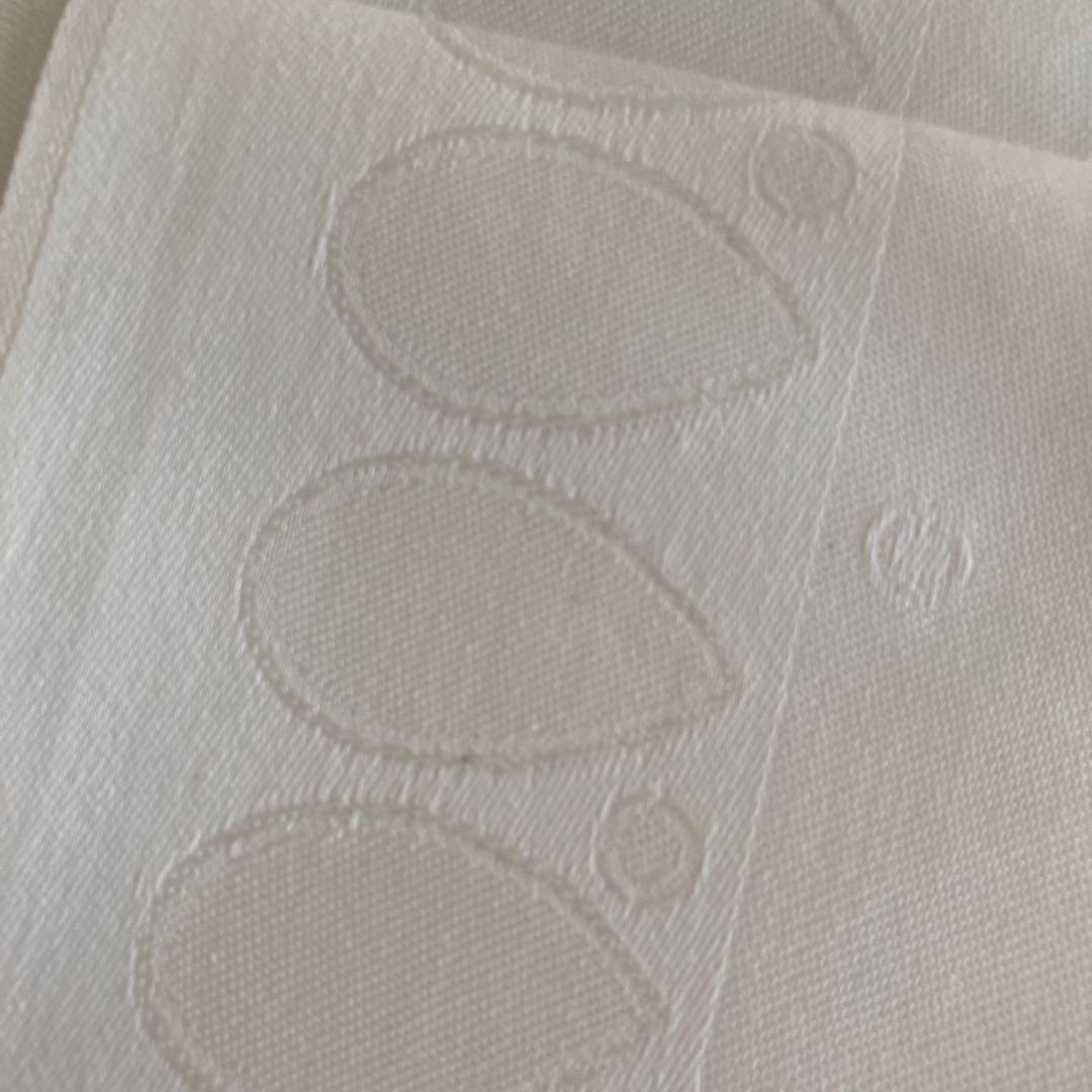 【希少】ベルギー製ヴィンテージ　ダマスク織クロス＆ナプキン