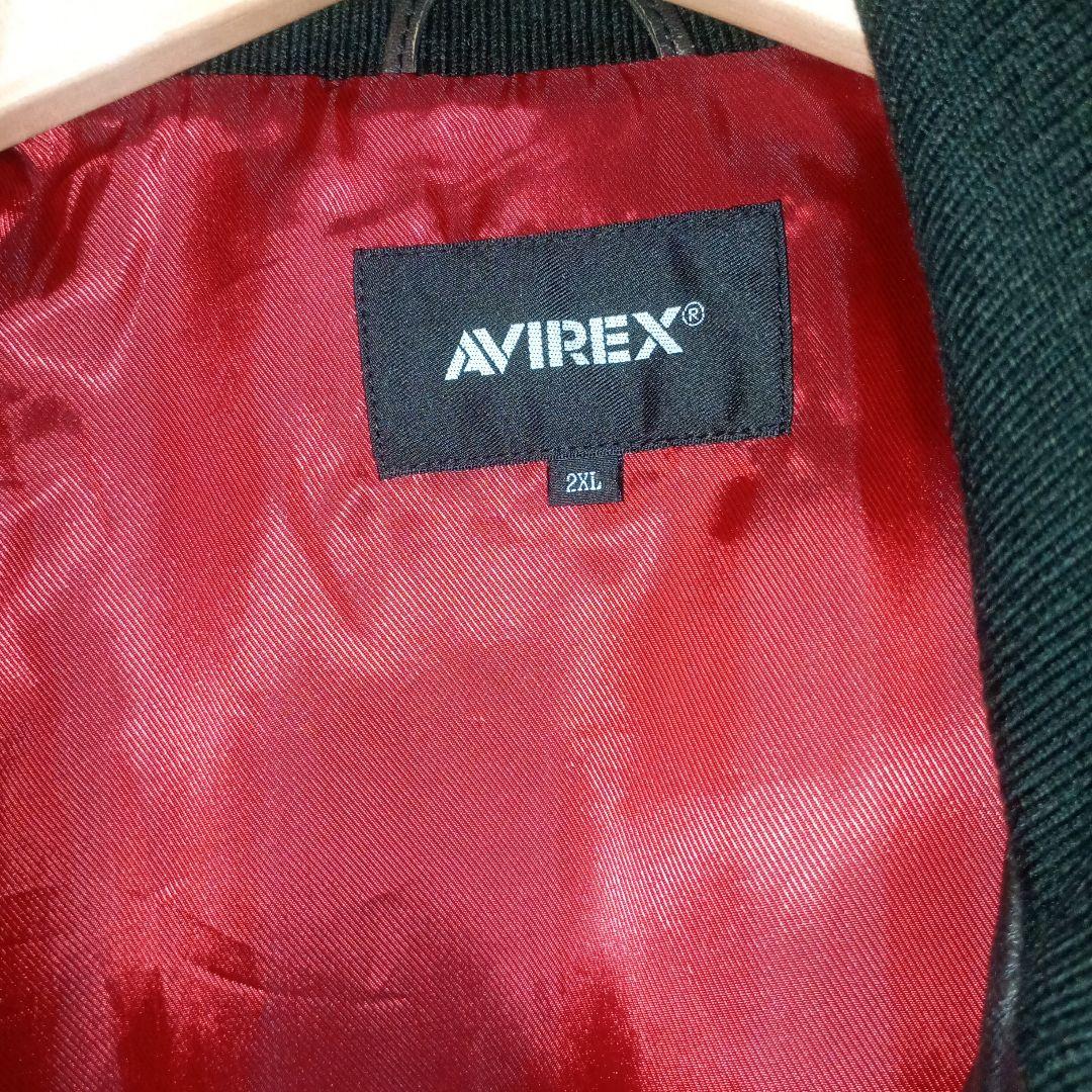 黒艶レザー希少サイズ！アメリカ空軍　ミッドゾーンジャケット　アビレックス　羊革